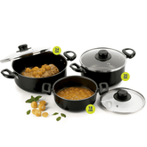 Batería aliada ollas 6 piezas