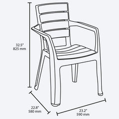 Rimax Silla Barú Con Brazos