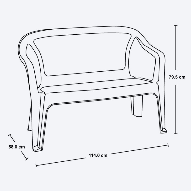 Rimax Silla Eterna Doble Wengue