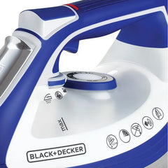 BYD PLANCHA CERAMICA IMPACT AZUL CON BLANCA IR3001