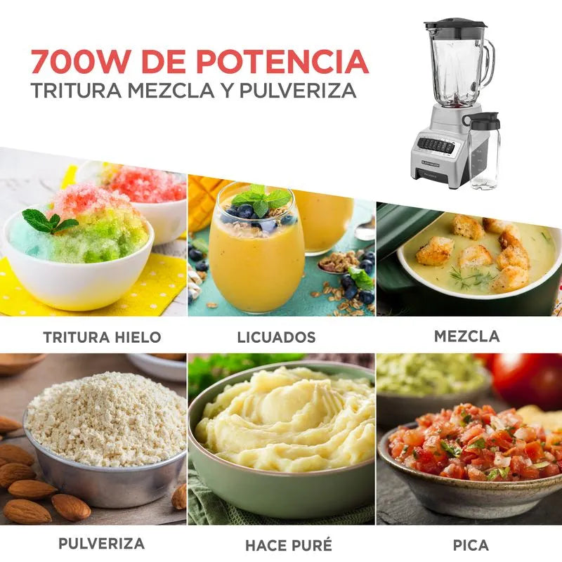 BYD LICUADORA PULVERIX 700WTS BL1140MS