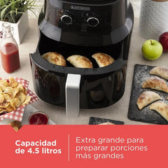 BYD FREIDORA DE AIRE NEGRA 4.5L HF4004B
