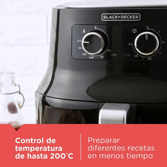 BYD FREIDORA DE AIRE NEGRA 4.5L HF4004B
