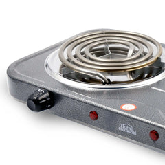 HOME ELEMENT ESTUFA 2P ELECTRICA GRIS JASPEADO HE-003LG 299895089