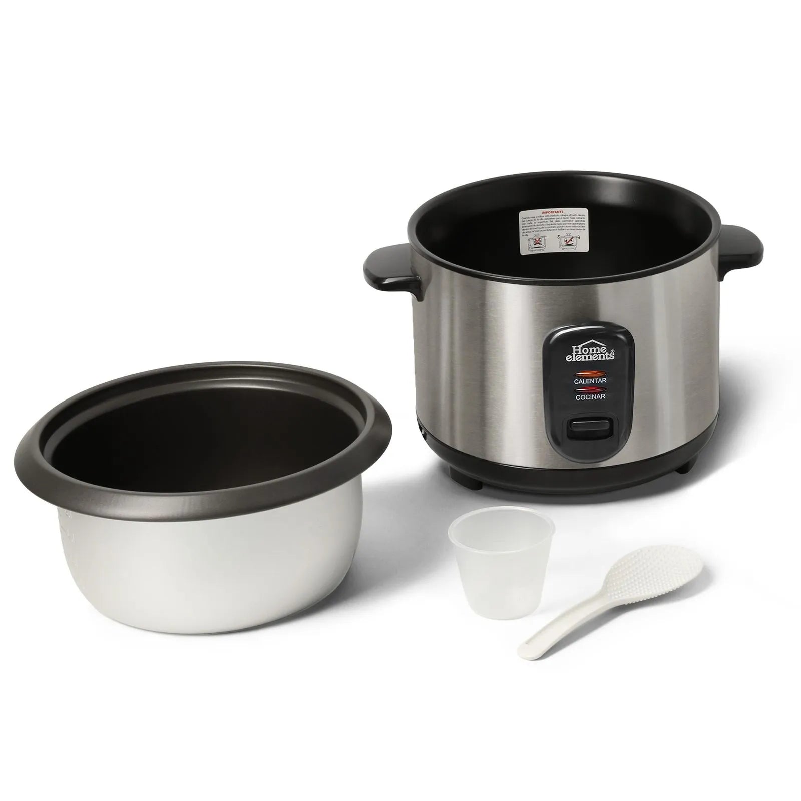 HOME ELEMENT OLLA ARROCERA 1 LT AC INOX HEAR10SS