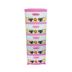 Organizador Prodehogar decorativo 5 Niveles Rosa Animales