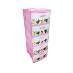 Organizador Prodehogar decorativo 5 Niveles Rosa Animales