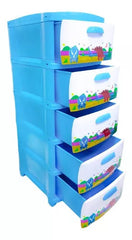 Organizador Prodehogar decorativo 5 Niveles Azul Dinosaurios