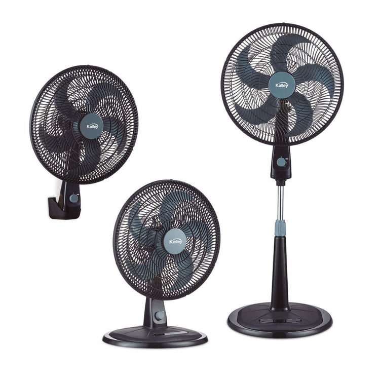 KALLEY VENTILADOR 3 EN 1 K-V31N02 NEGRO