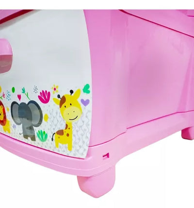 Organizador Prodehogar decorativo 5 Niveles Rosa Animales