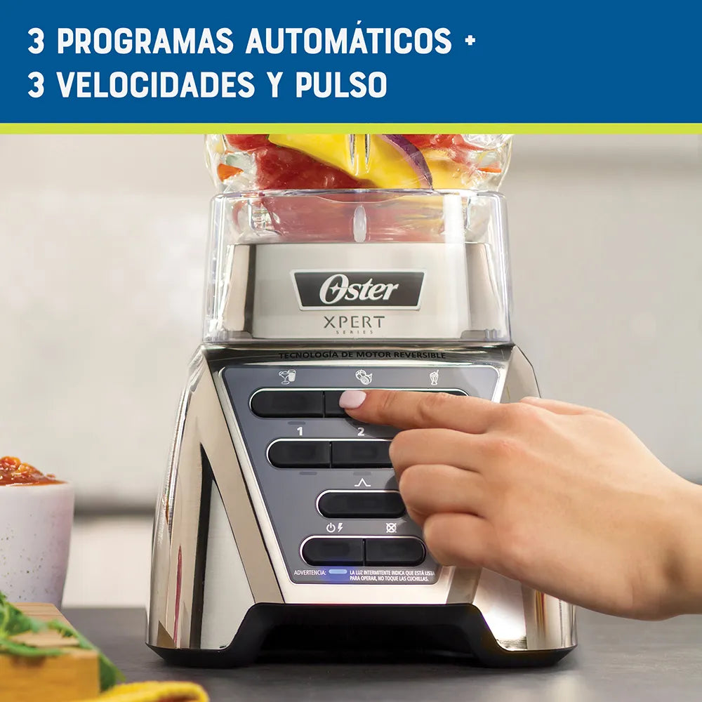 Licuadora Oster Xpert Series™ , y un Blend-N-Go, 2Lt Plateada