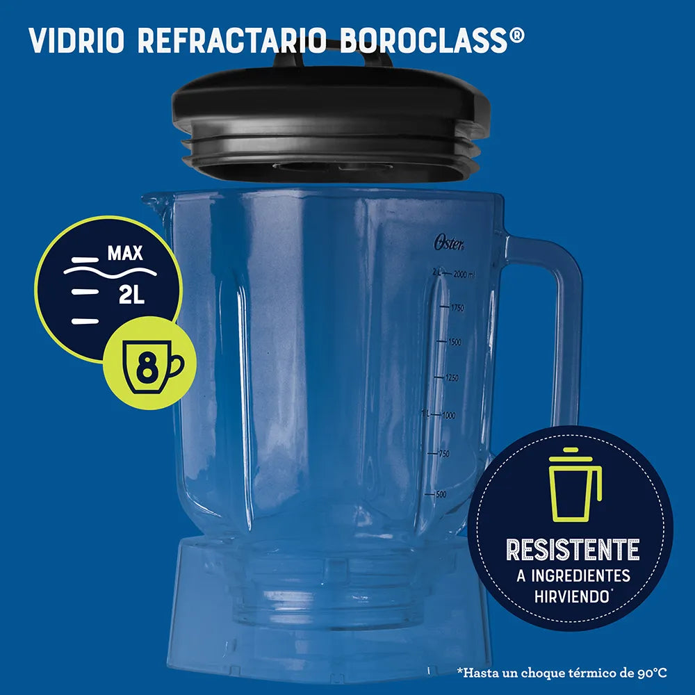 Licuadora Oster Xpert Series™ , y un Blend-N-Go, 2Lt Plateada