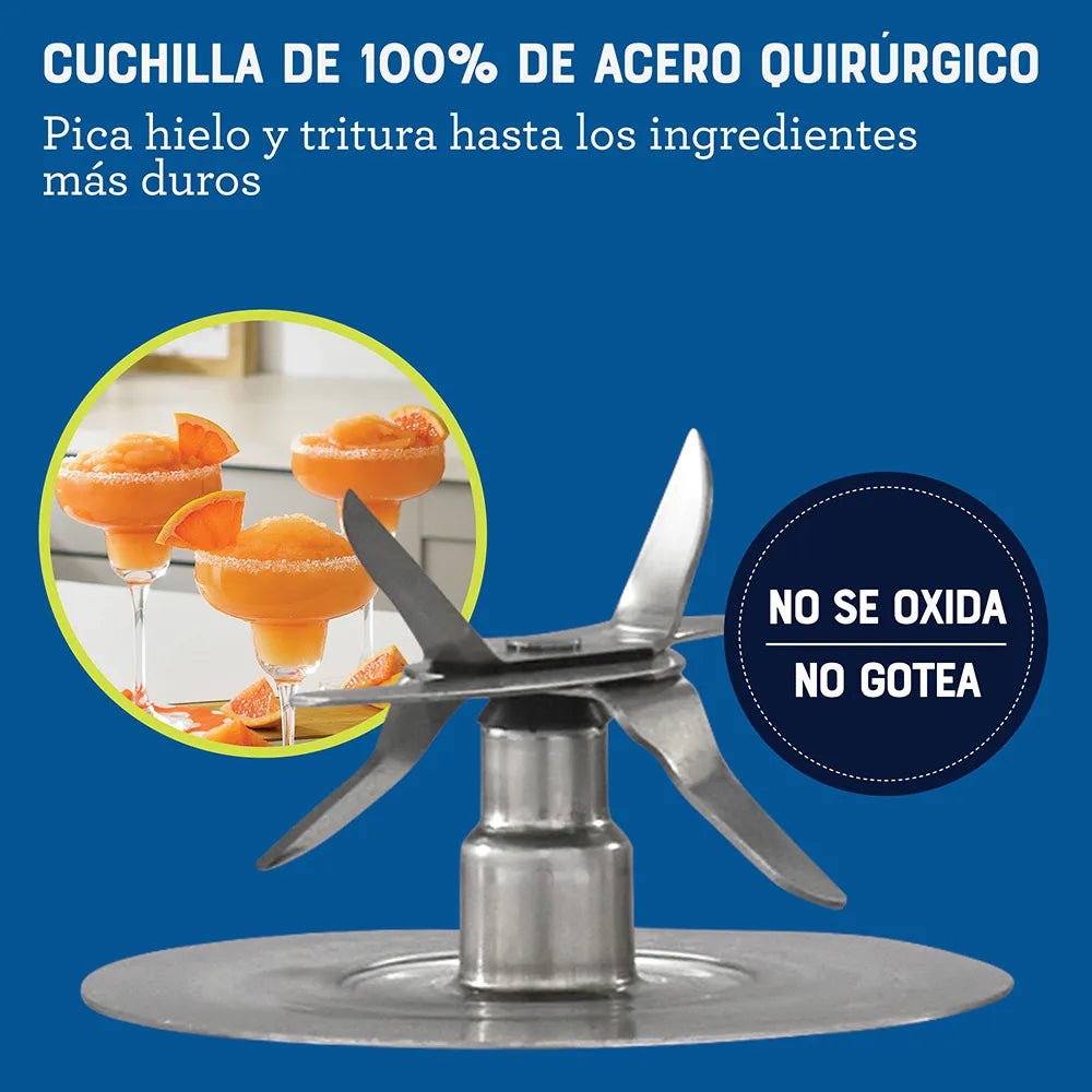 Licuadora Oster Xpert Series™ , y un Blend-N-Go, 2Lt Plateada