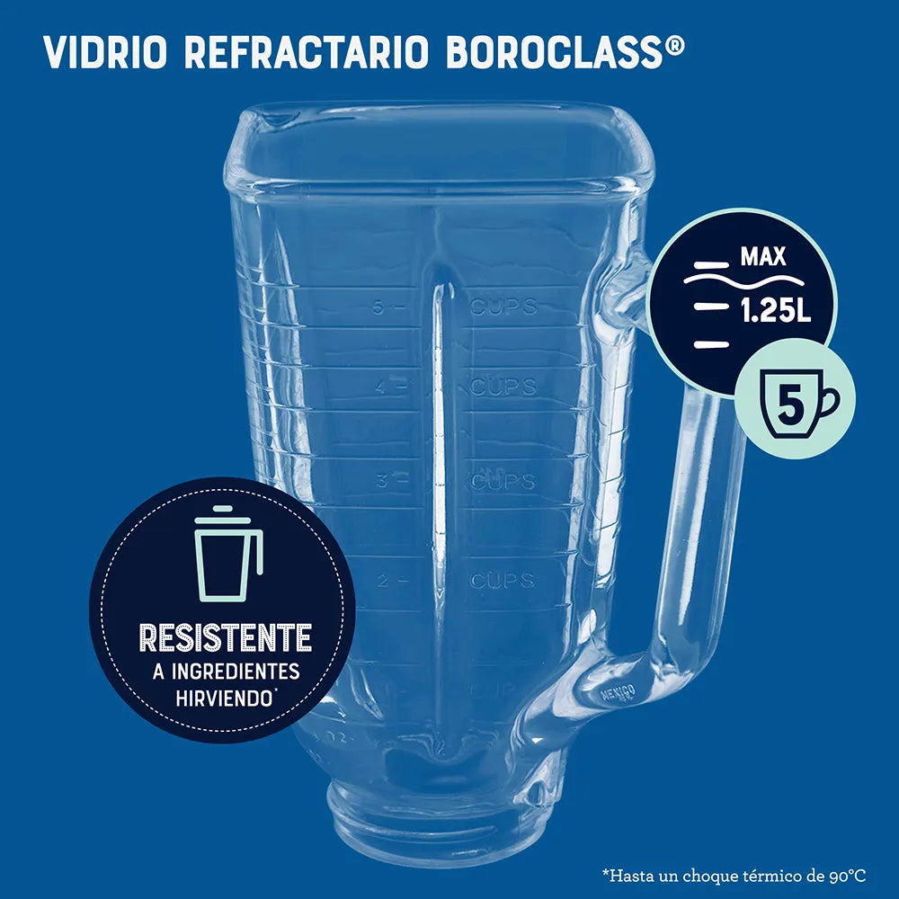 Licuadora Oster Clasica BLST4655 1.25Lt  3 Velocidades, Cromada