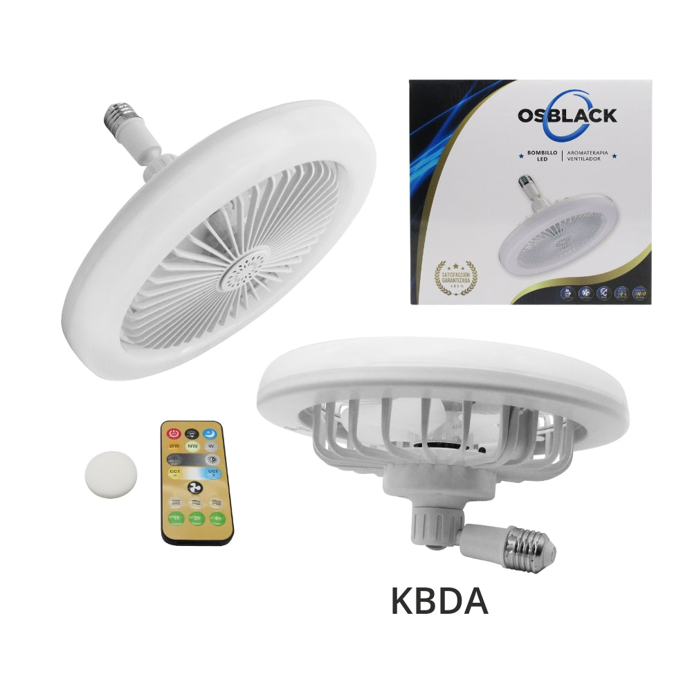 OSB BOMBILLO LED (AROMATERAPIA+VENTILADOR)