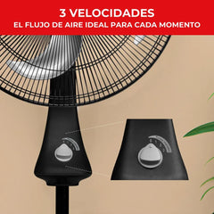 SAMURAI VENTILADOR TURBO METALIC PED NGO 57VE3600I