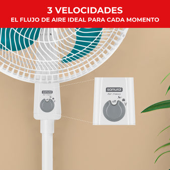 SAMURAI VENTILADOR AIR MAXX 45 BL VE3147I0