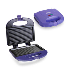 Sanduchera Home Elements Platos Grill Violet HESM-117V