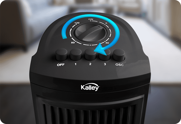 KALLEY VENTILADOR DE TORRE K-TF60N NEGRO